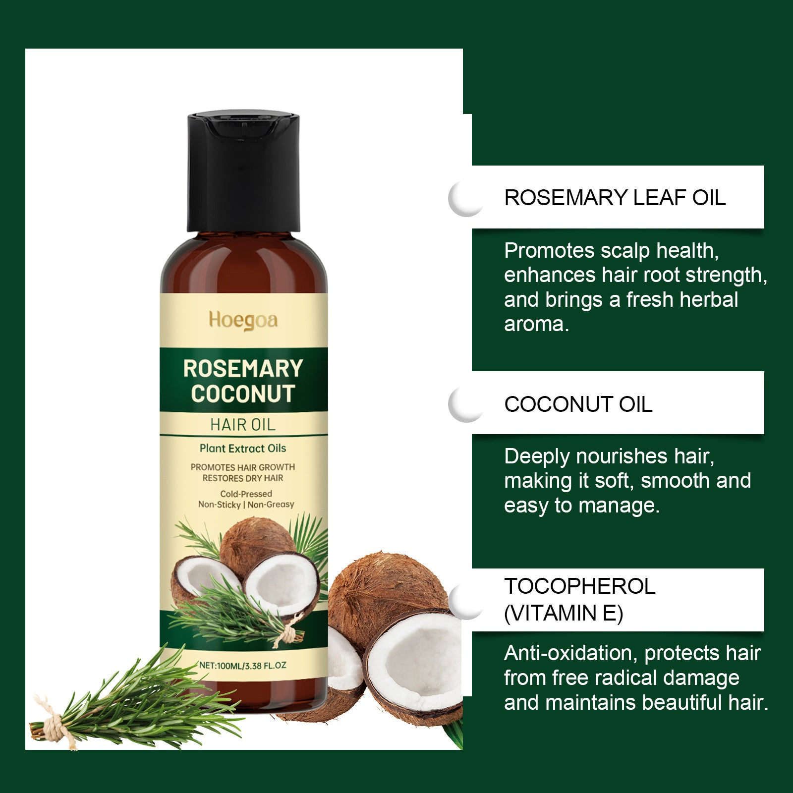 Rosemary Coconut Hair Oil Nourishing