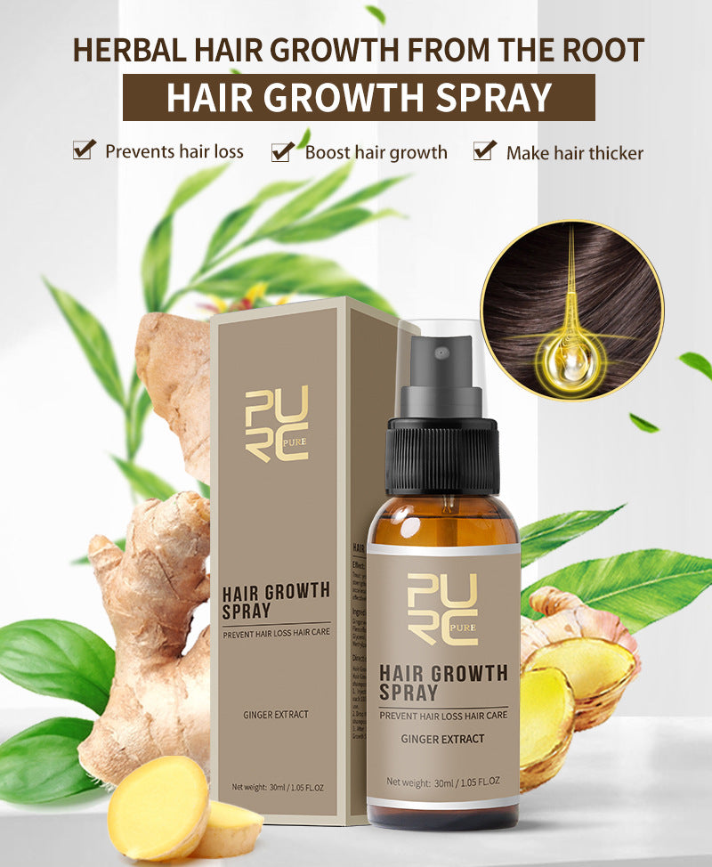 Hair Care Ginger Spray Shampoo